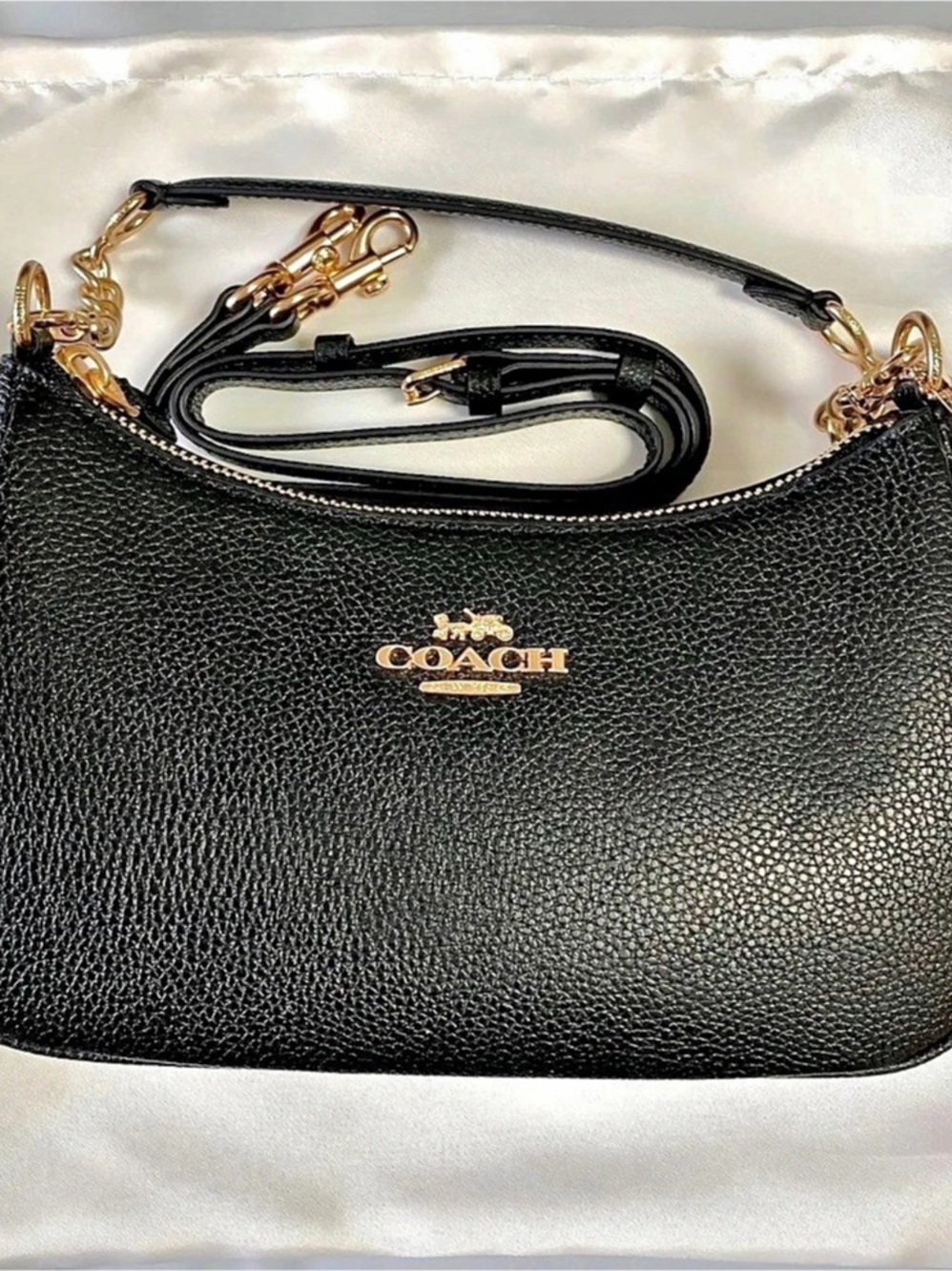 Coach Teri Shoulder Bag Black Crossbody Bag